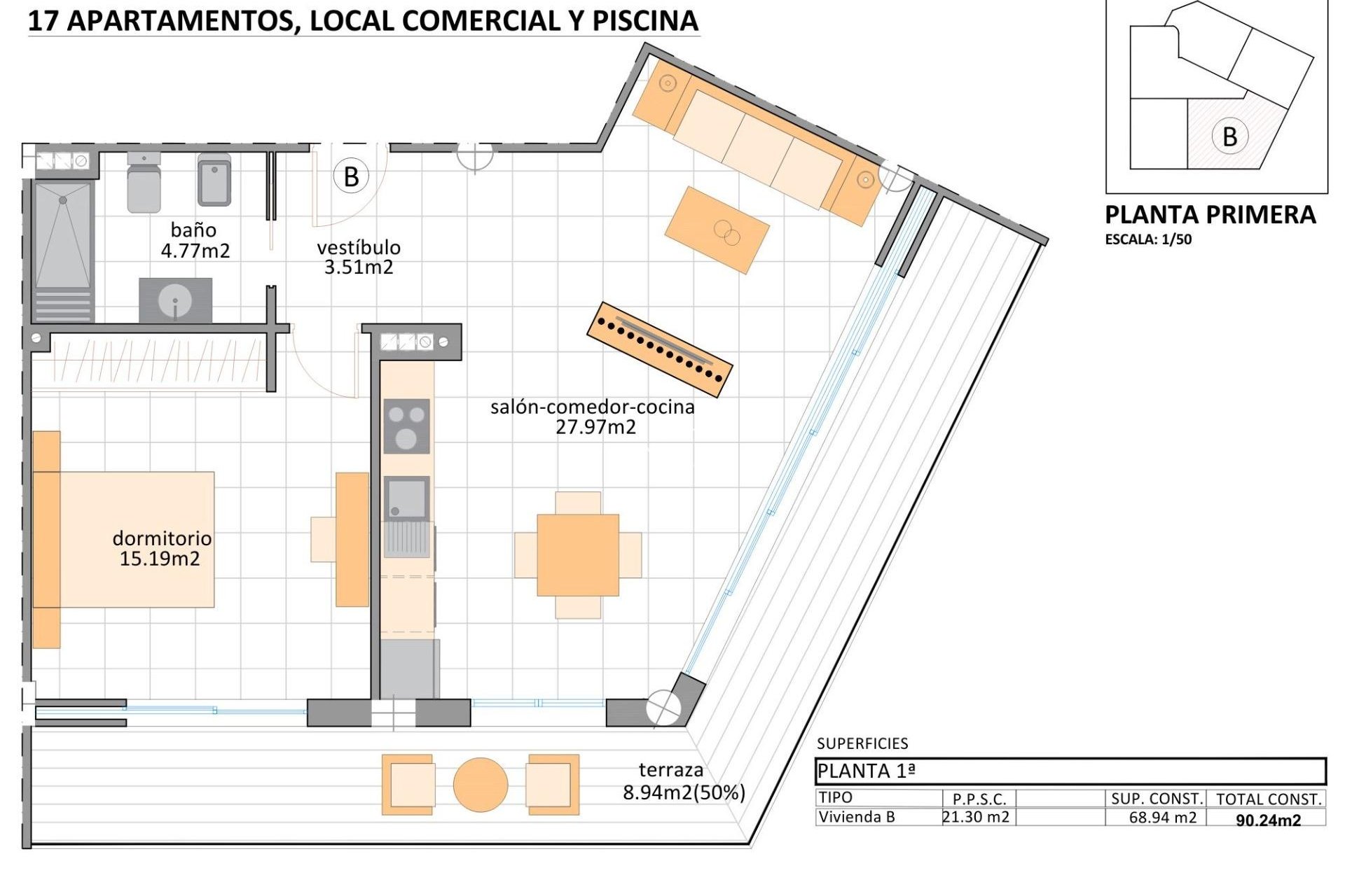 Obra nueva - Piso -
San Pedro del Pinatar - Lo Pagan