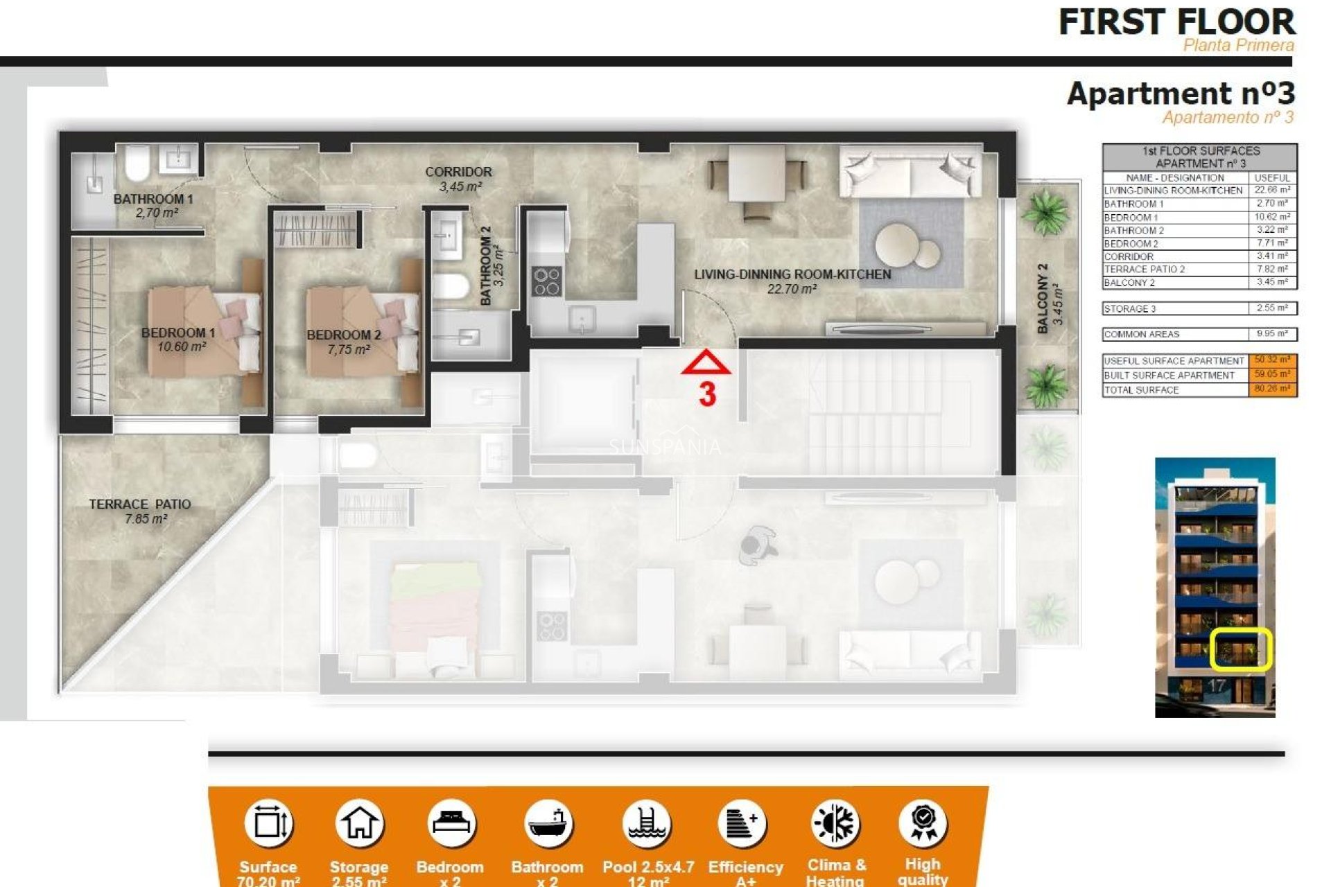 Obra nueva - Piso -
Torrevieja - Playa del Acequión