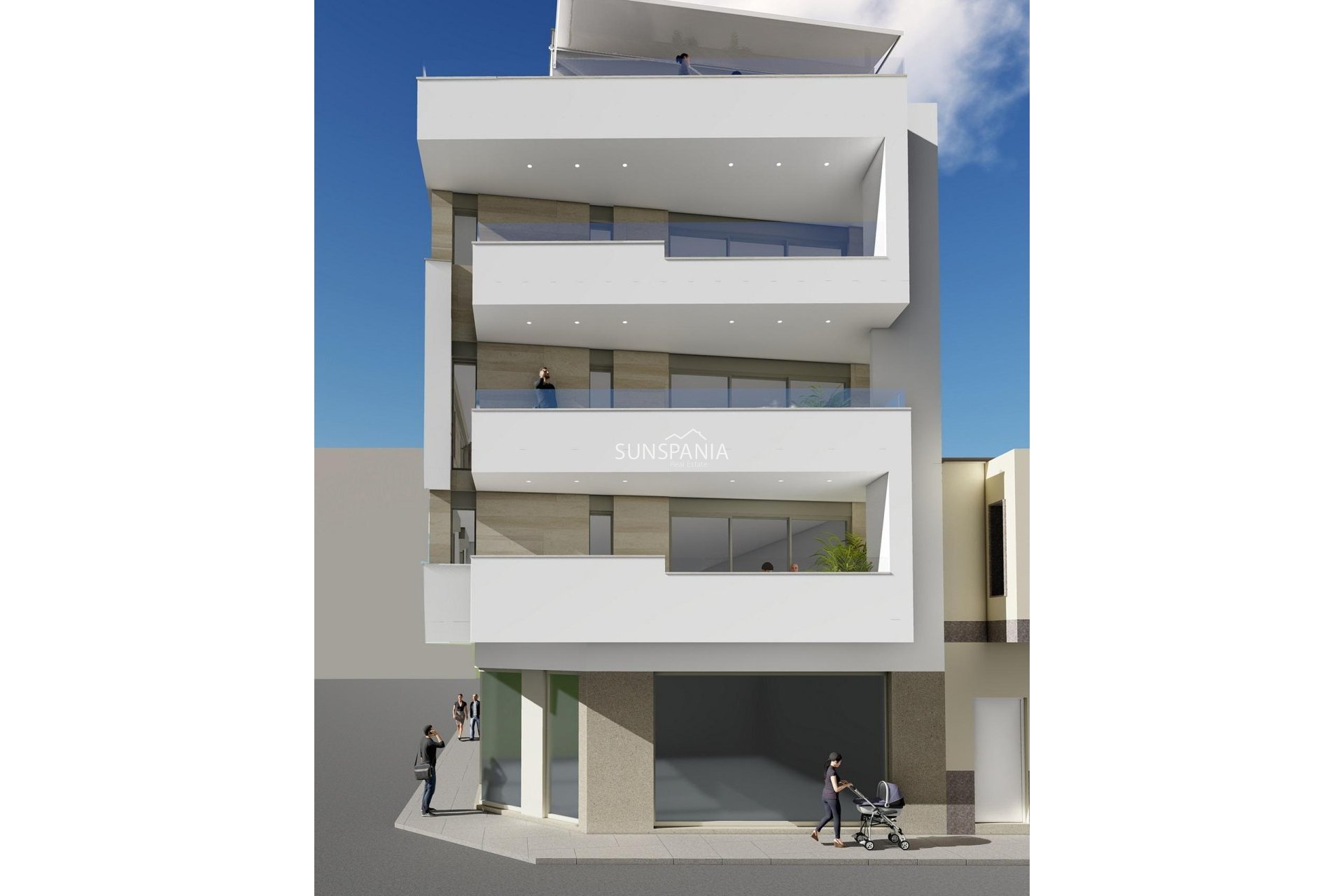 Obra nueva - Piso -
Torrevieja - Playa del Cura