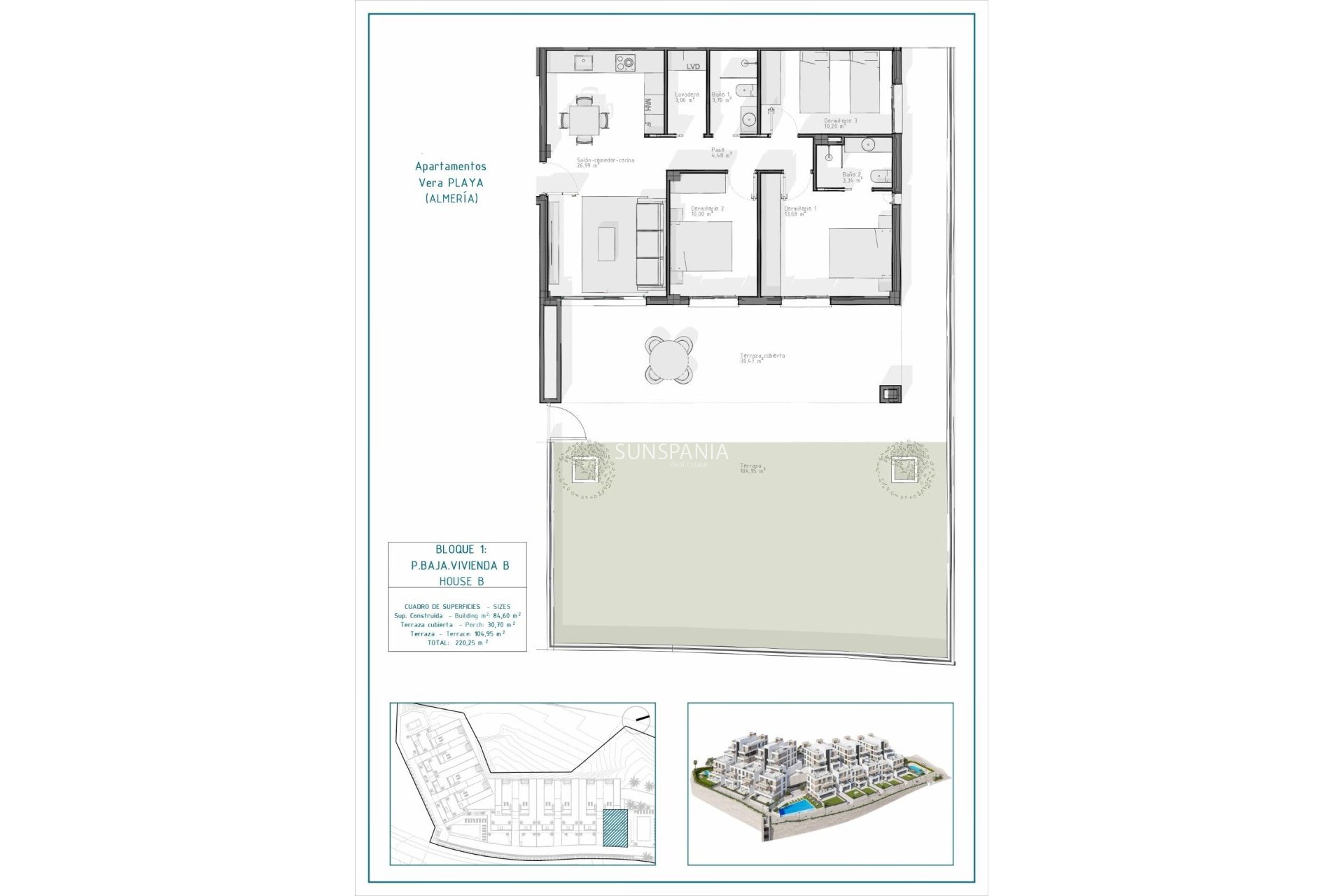 Obra nueva - Piso -
Vera - Pueblo Salinas