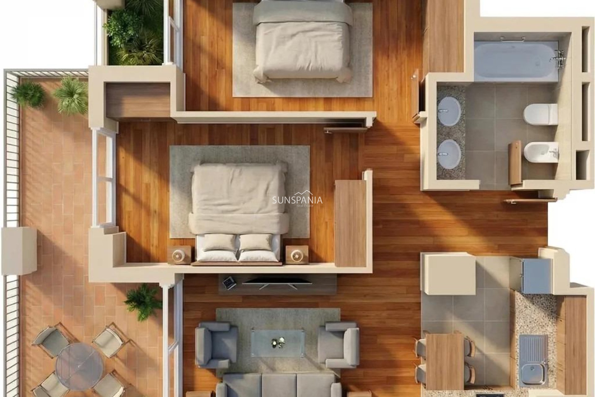 Obra nueva - Piso -
Vera - Puerto del Rey