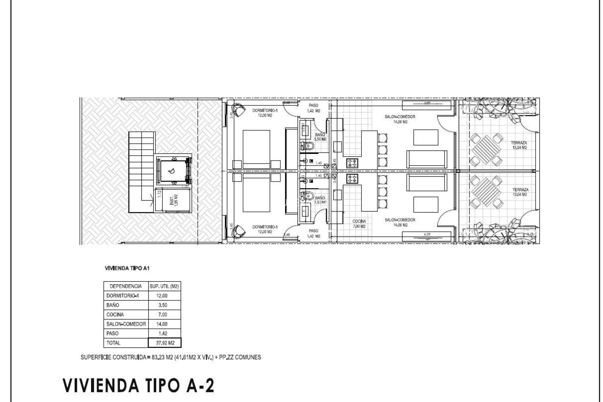 Obra nueva - Piso -
Vera - Vera Playa