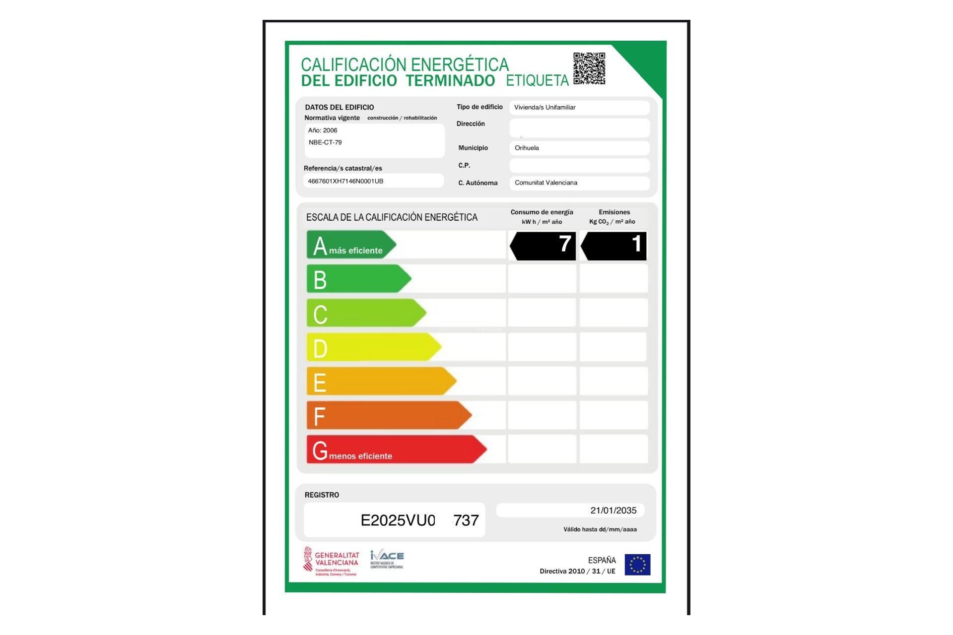 Revente - Maison indépendante -
Orihuela