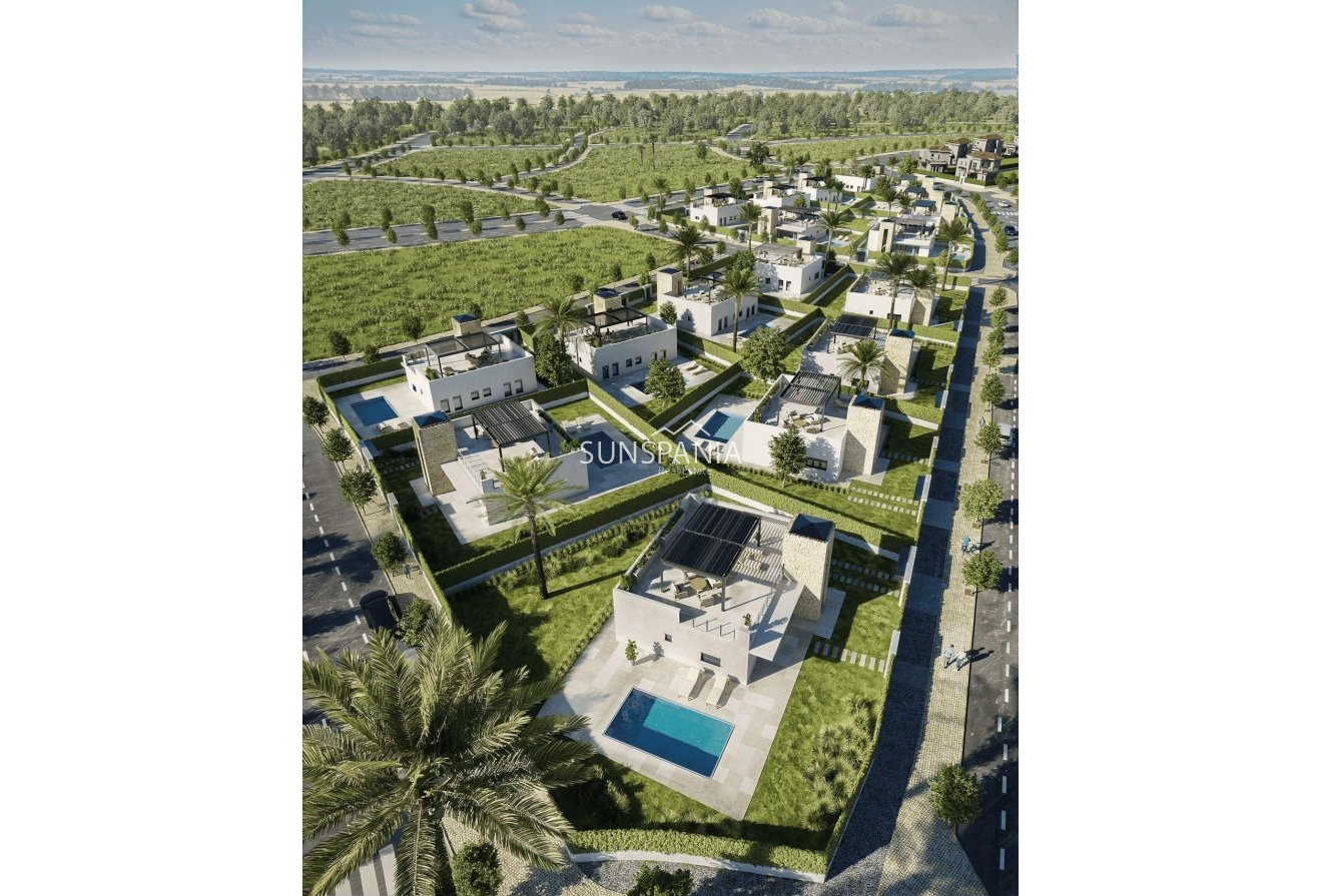 Obra nueva - Chalet -
Lorca - Jardines de Almenara