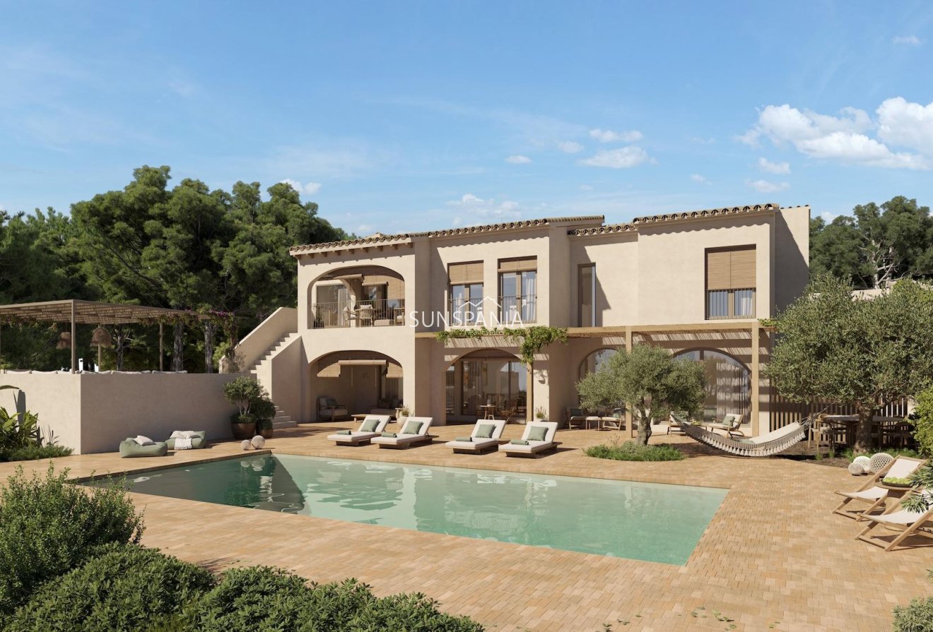 Obra nueva - Chalet -
Benissa - La Fustera