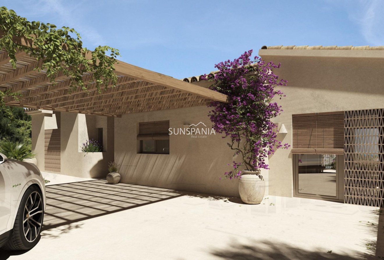 Obra nueva - Chalet -
Benissa - La Fustera