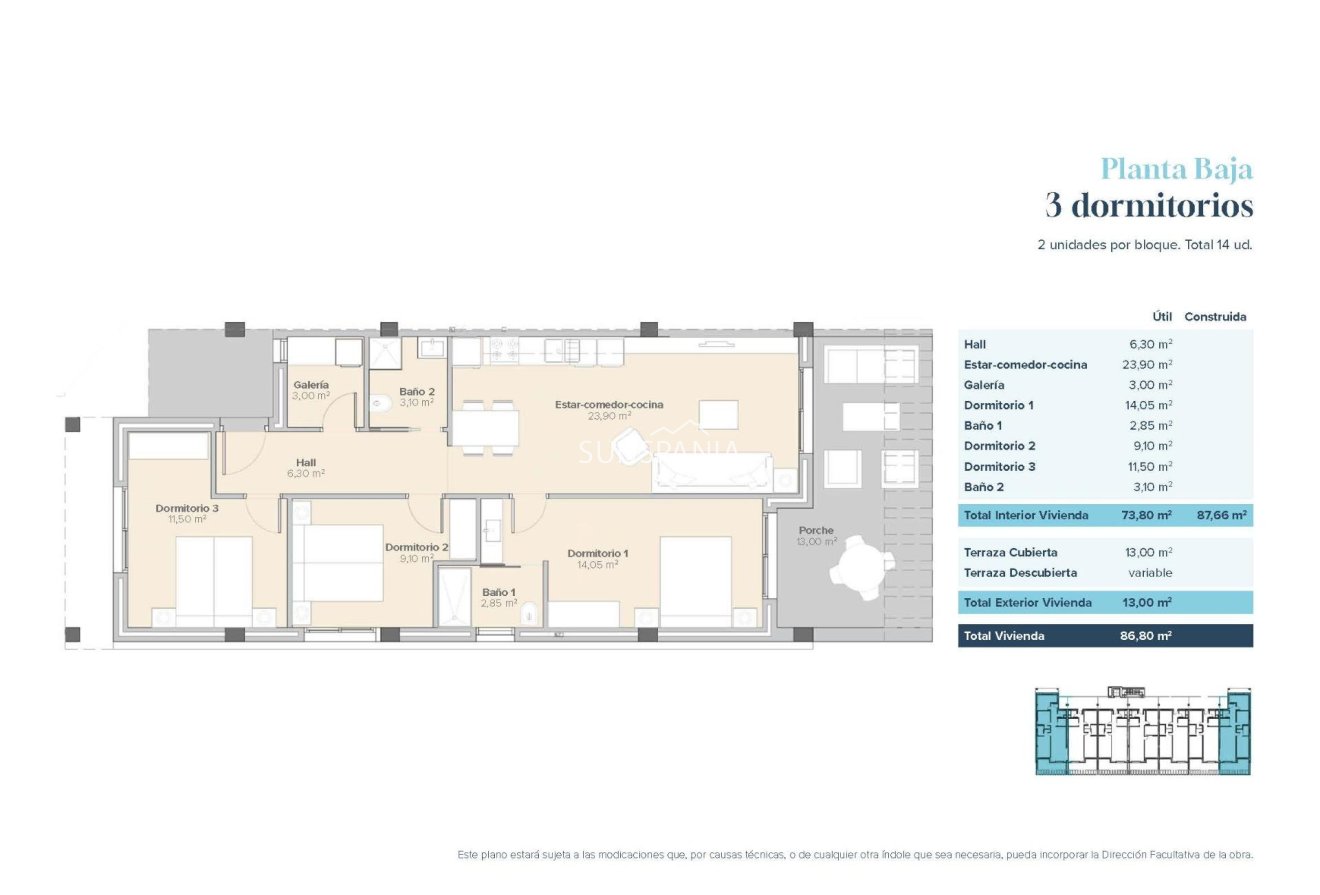New Build - Apartment -
Vera - Vera Playa