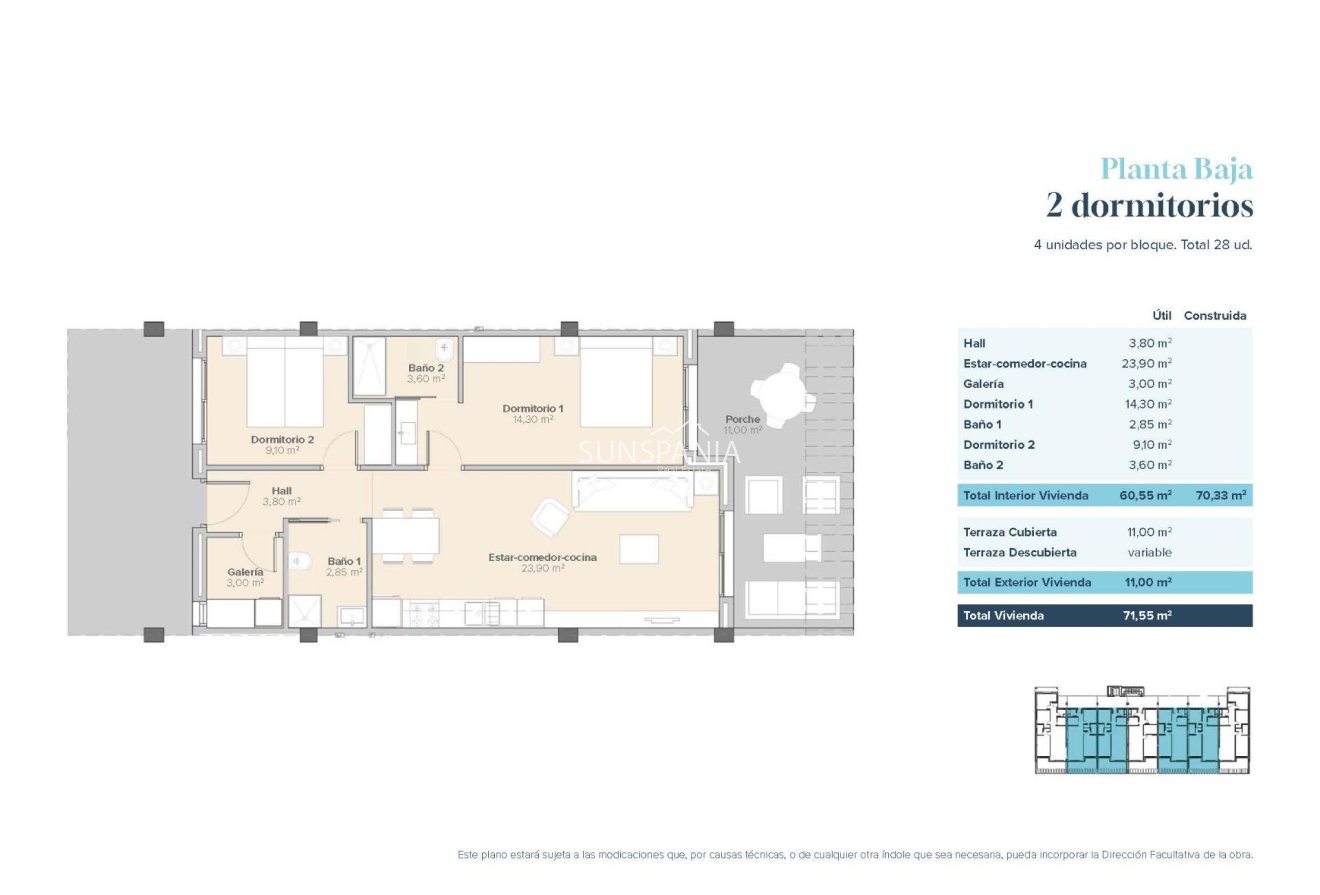 New Build - Apartment -
Vera - Vera Playa