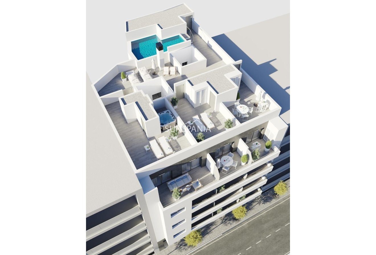 New Build - Apartment -
Torrevieja - Centro