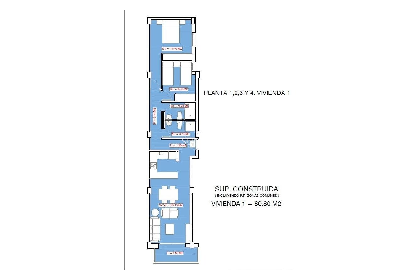 New Build - Apartment -
Torrevieja - Playa El Acequión
