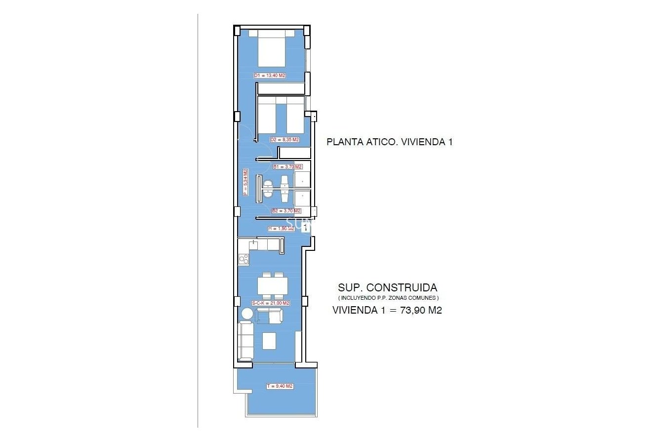 New Build - Penthouse -
Torrevieja - Playa El Acequión