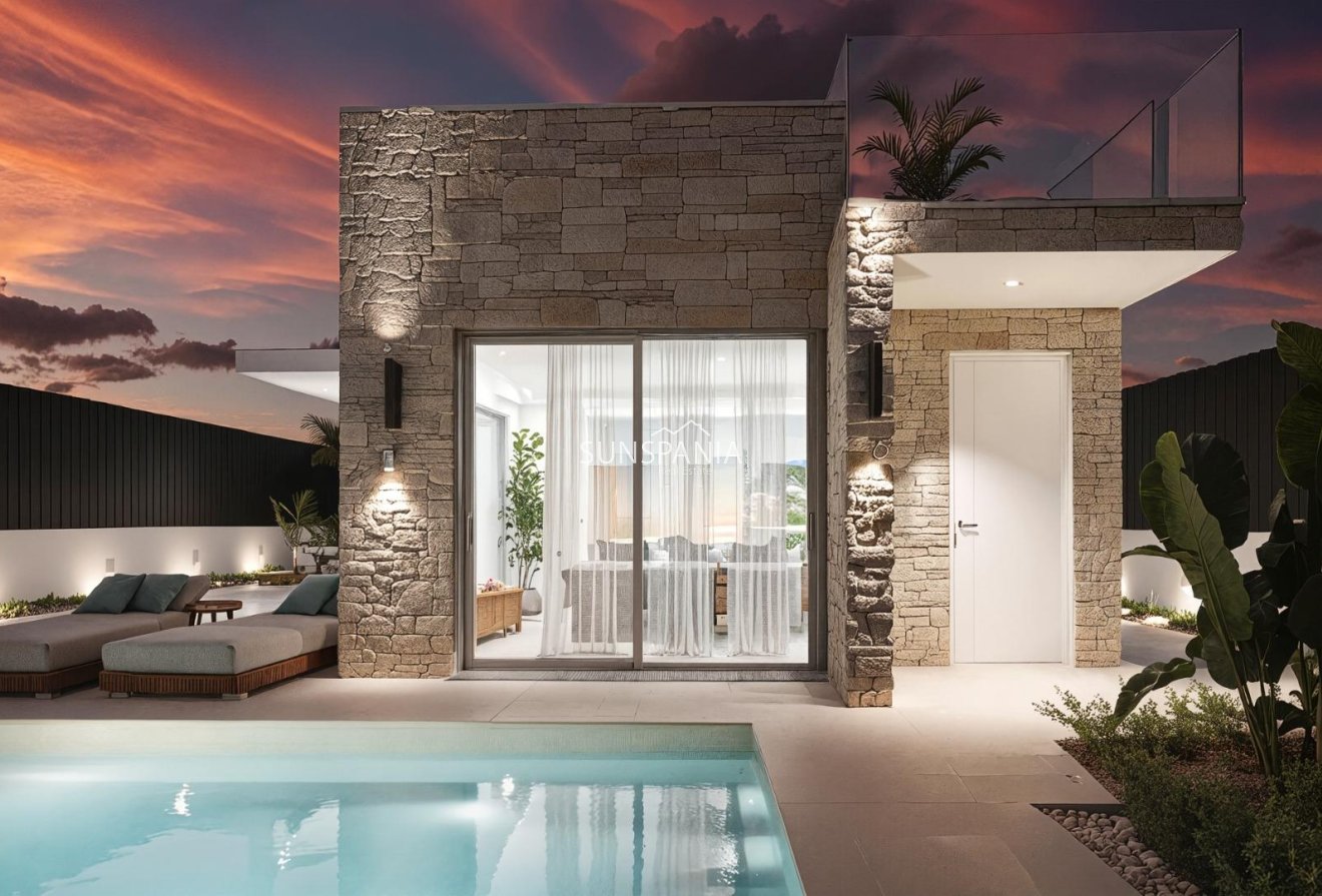 Obra nueva - Chalet -
Los Alcazares - Torre del Rame