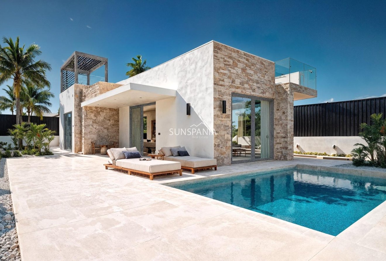 Obra nueva - Chalet -
Los Alcazares - Torre del Rame