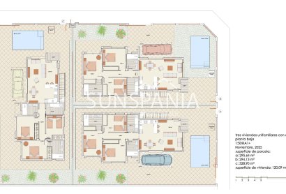 Obra nueva - Chalet -
Los Alcazares - Torre del Rame