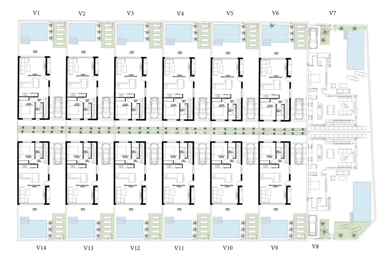 Obra nueva - Chalet -
San Javier - Parque de los leones