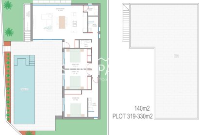 Obra nueva - Chalet -
San Javier - Parque del doce