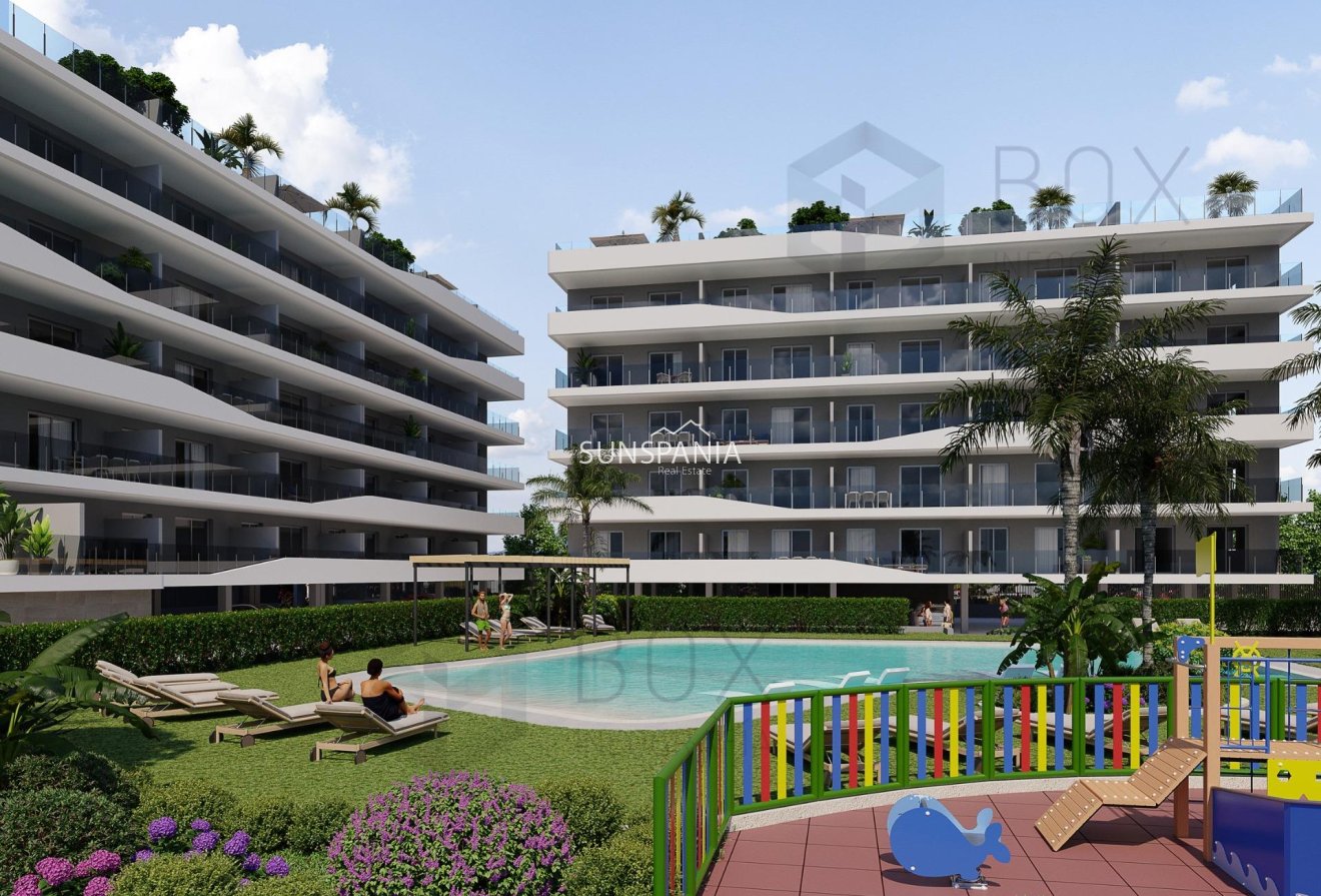 Obra nueva - Piso -
Santa Pola - Playa Tamarit
