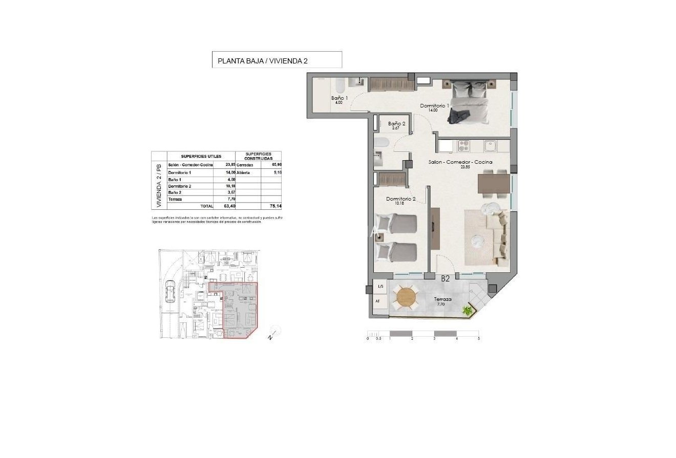 Obra nueva - Piso -
Santa Pola - Centro