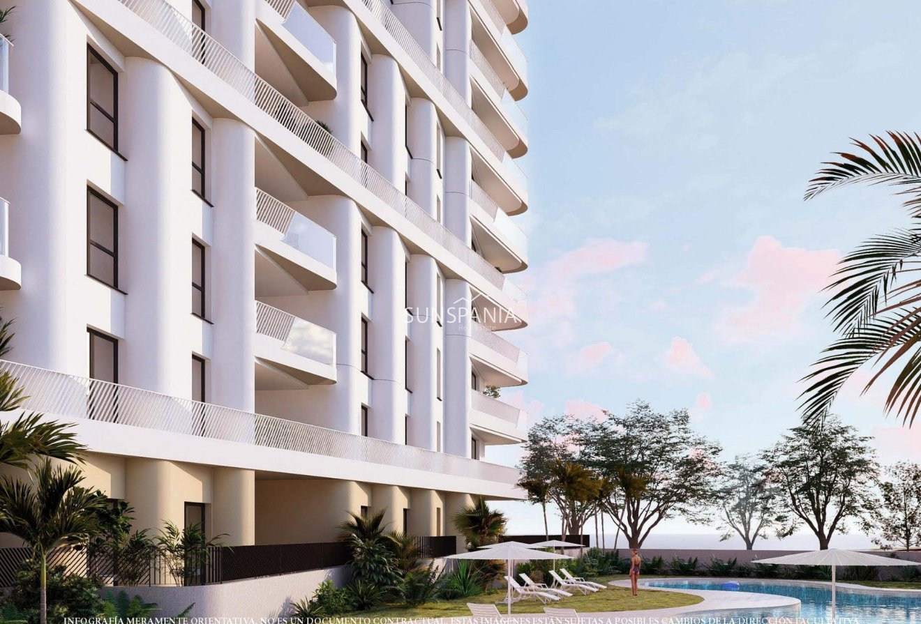 Obra nueva - Piso -
Villajoyosa - La Tellerola