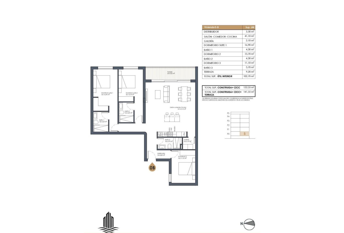Obra nueva - Piso -
Guardamar del Segura - Pueblo