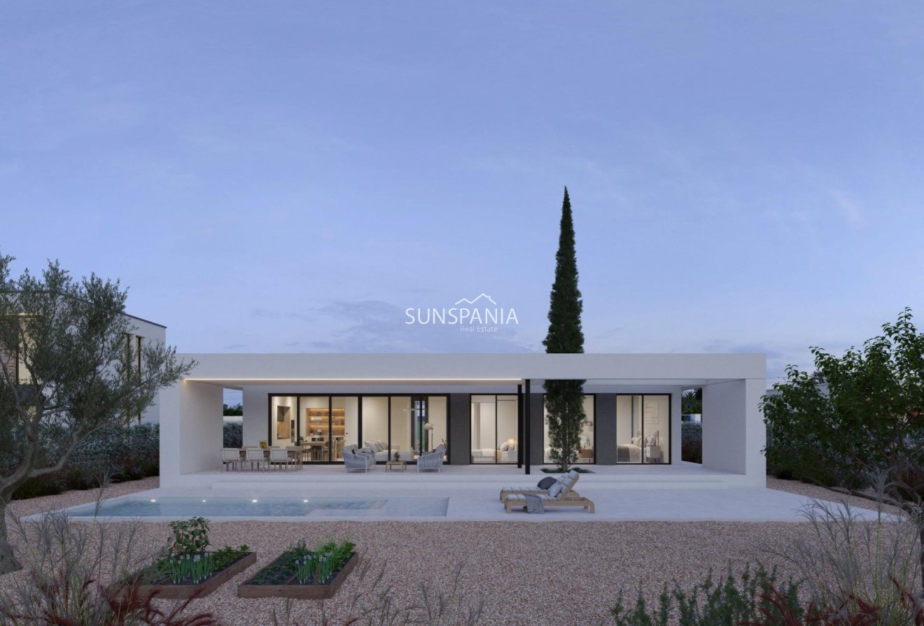 Obra nueva - Chalet -
Fuente Álamo - Hacienda del Alamo
