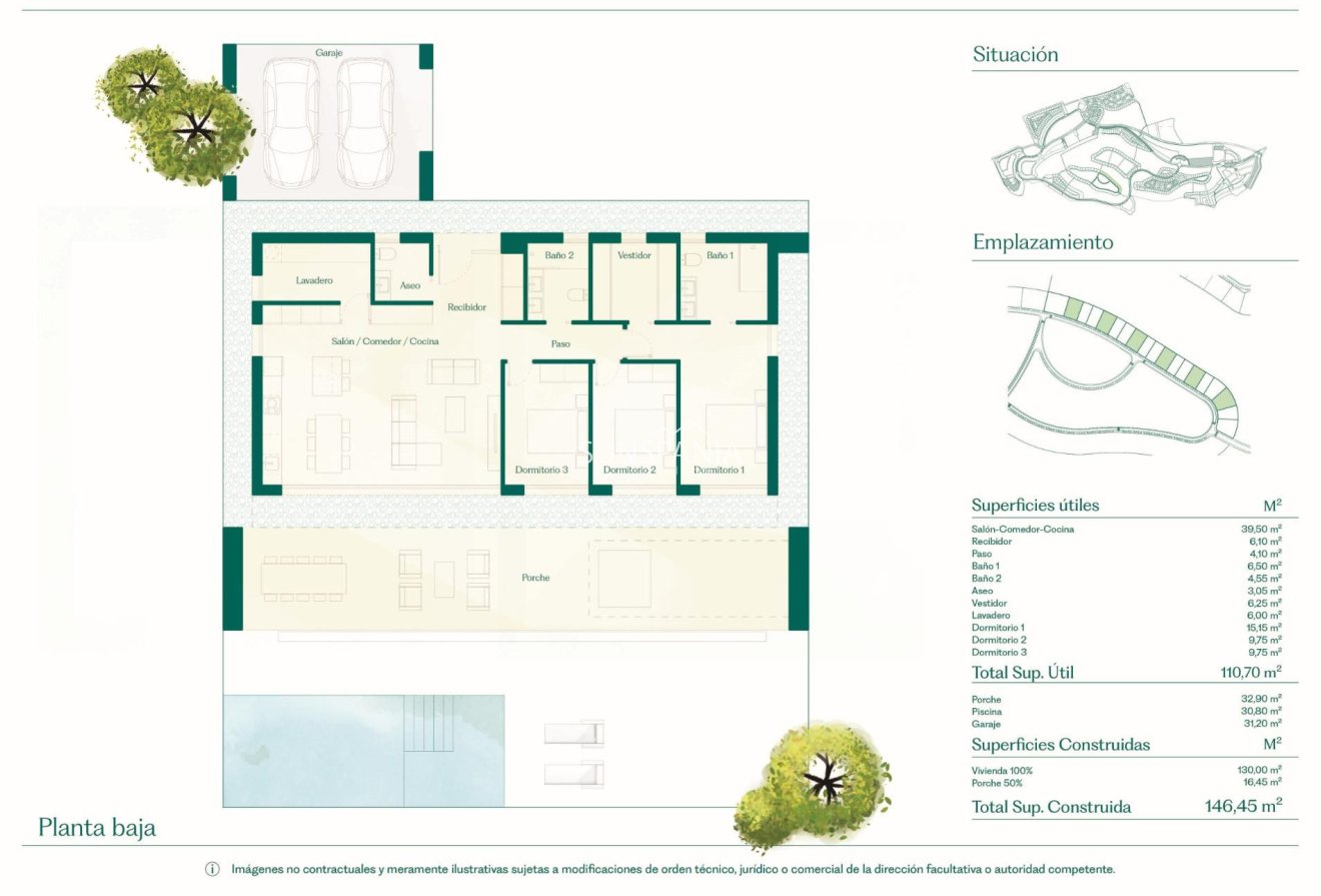 Obra nueva - Chalet -
Fuente Álamo - Hacienda del Alamo