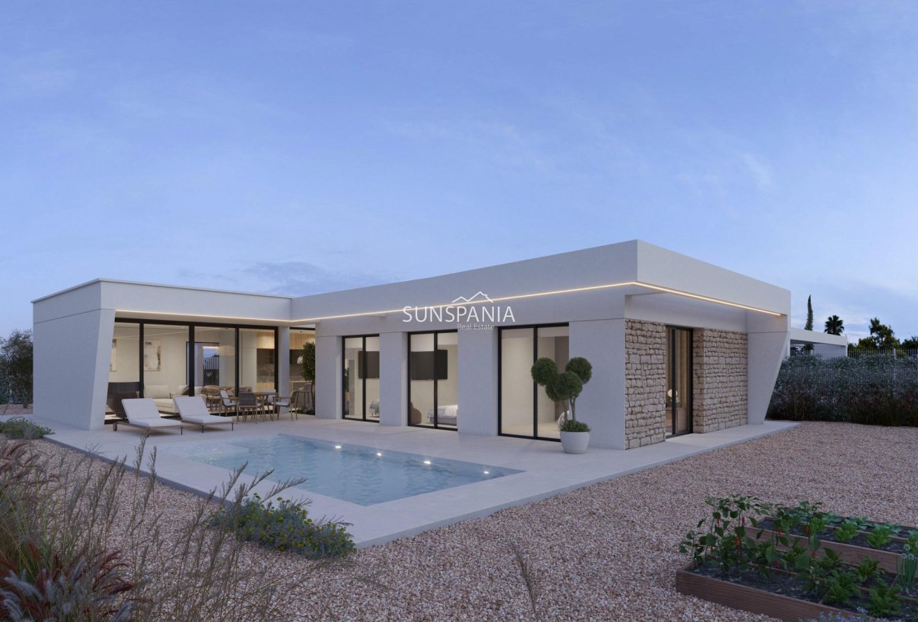 Obra nueva - Chalet -
Fuente Álamo - Hacienda del Alamo