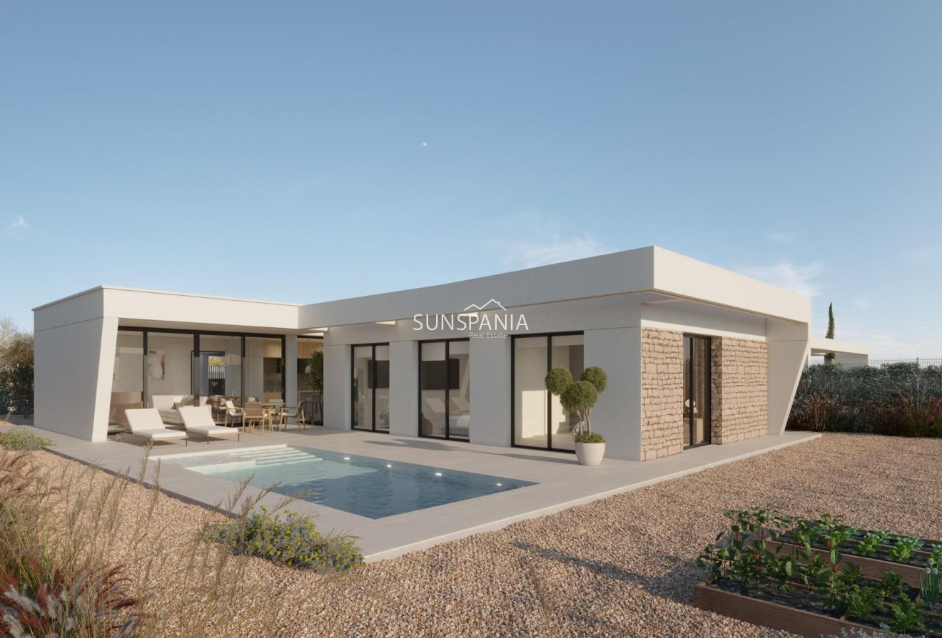 Obra nueva - Chalet -
Fuente Álamo - Hacienda del Alamo