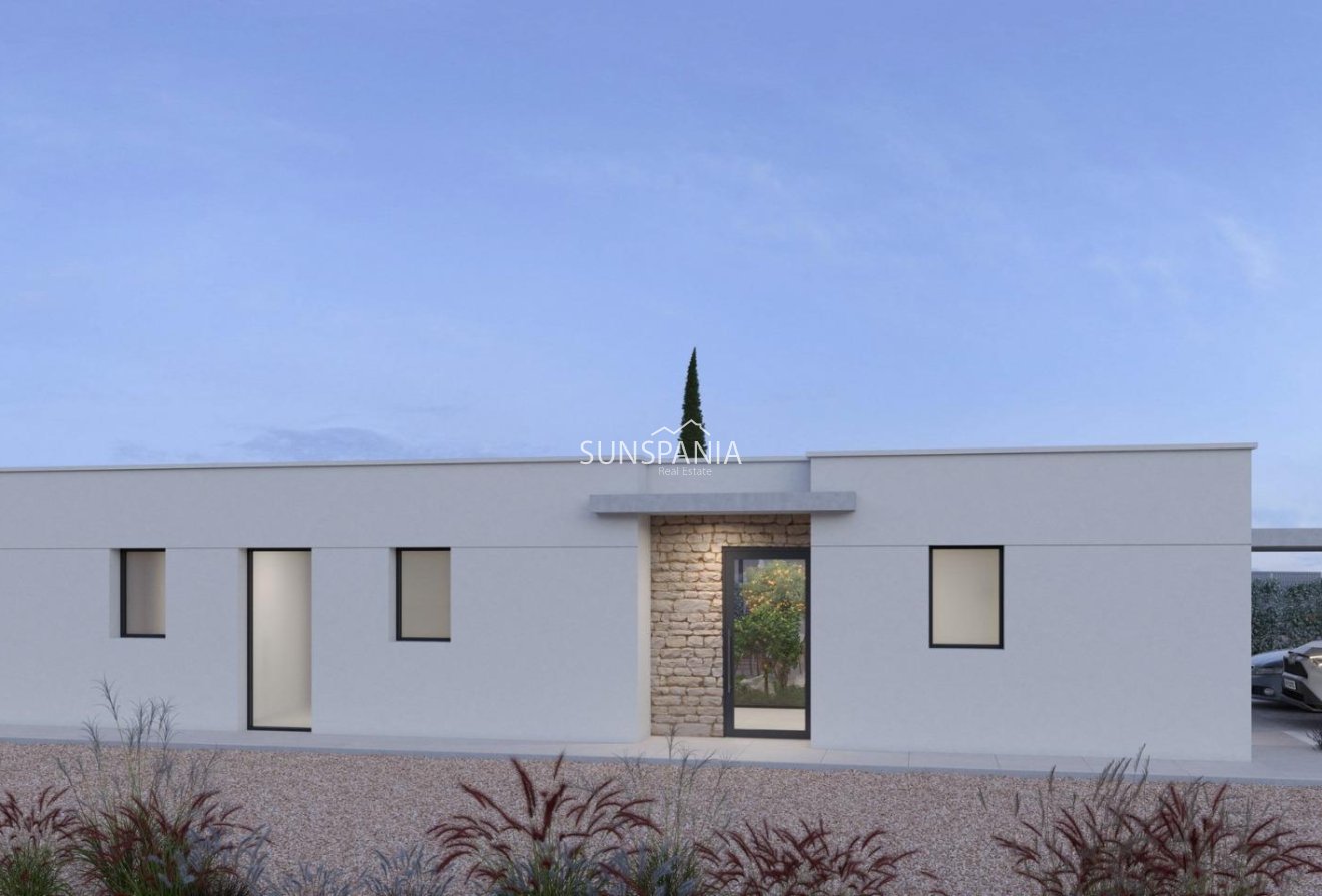 Obra nueva - Chalet -
Fuente Álamo - Hacienda del Alamo