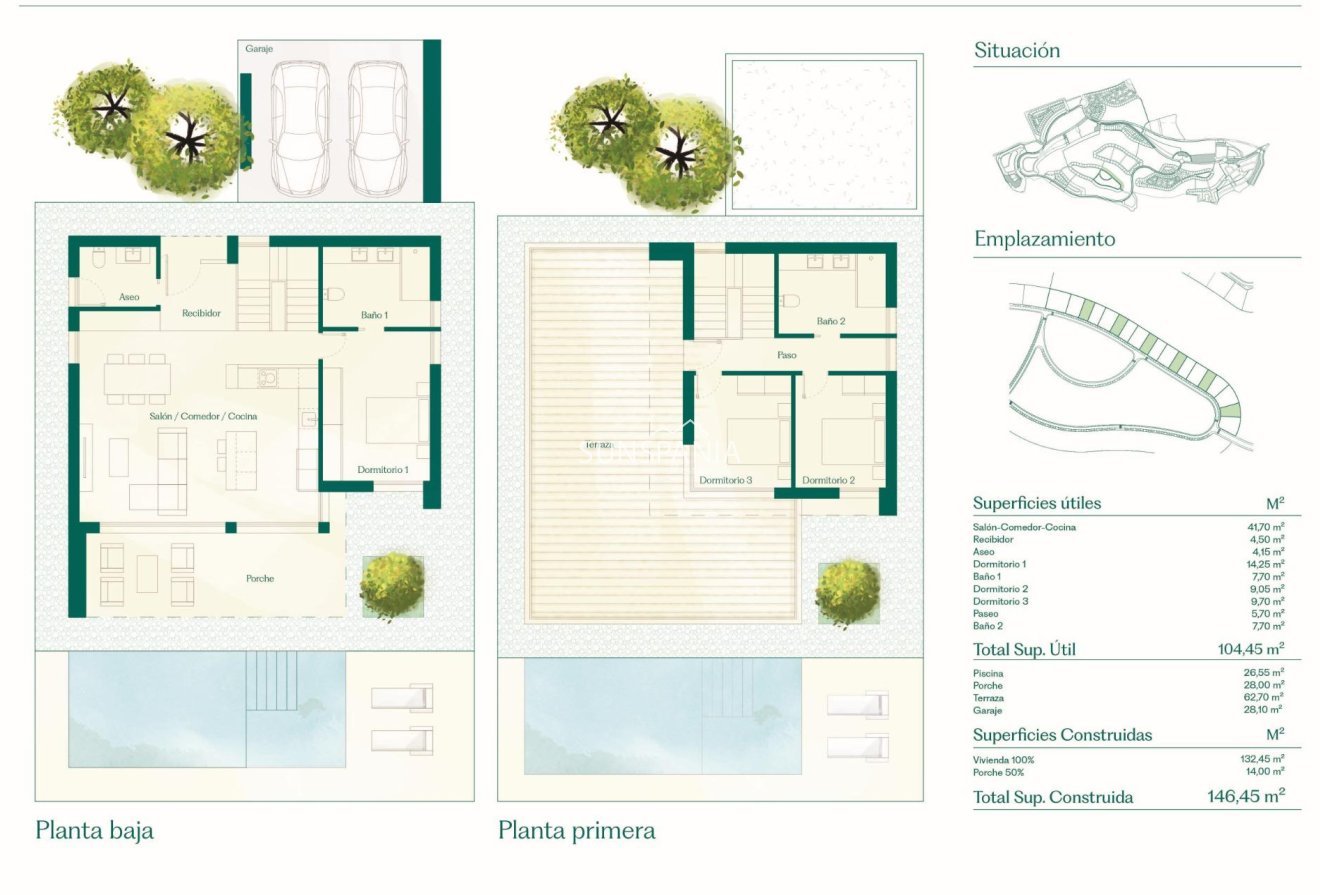 Obra nueva - Chalet -
Fuente Álamo - Hacienda del Alamo