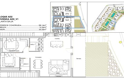 Obra nueva - Piso -
Torre Pacheco - Santa Rosalia Lake And Life Resort