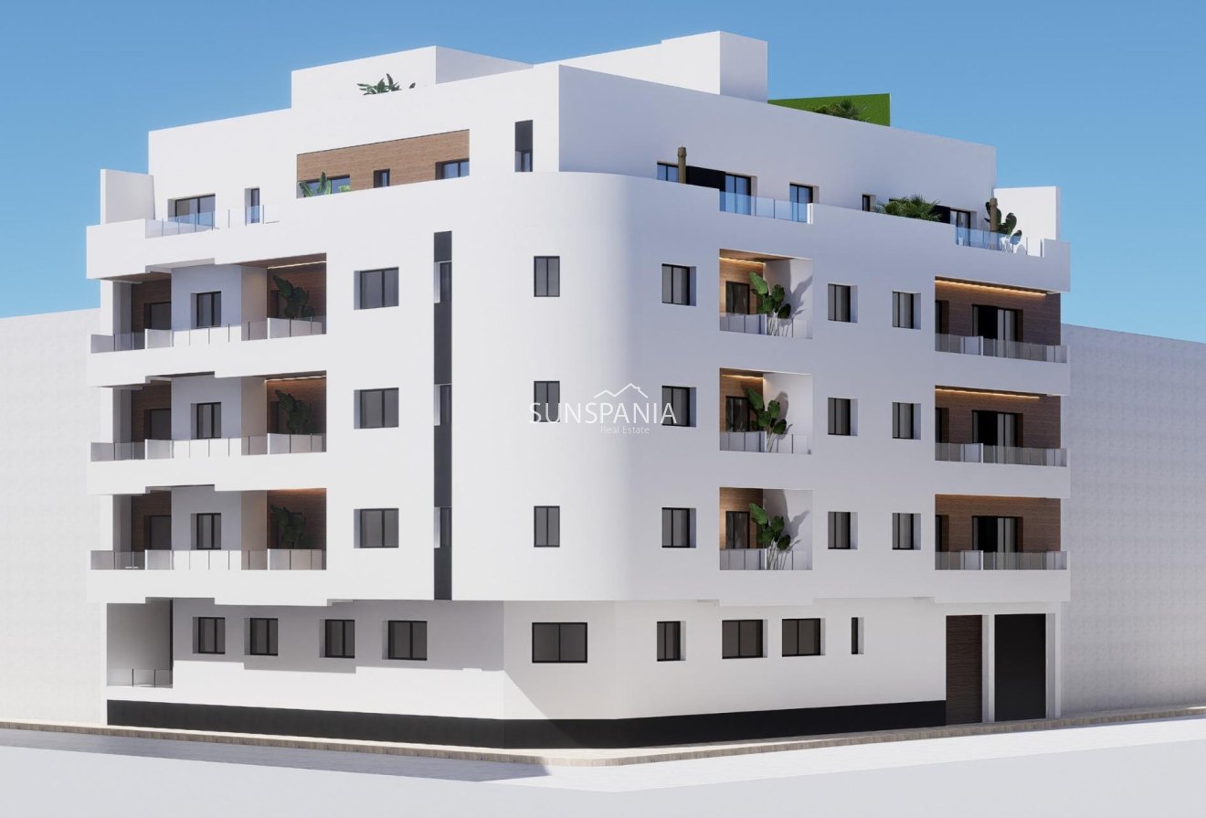 New Build - Apartment -
Torrevieja - pueblo