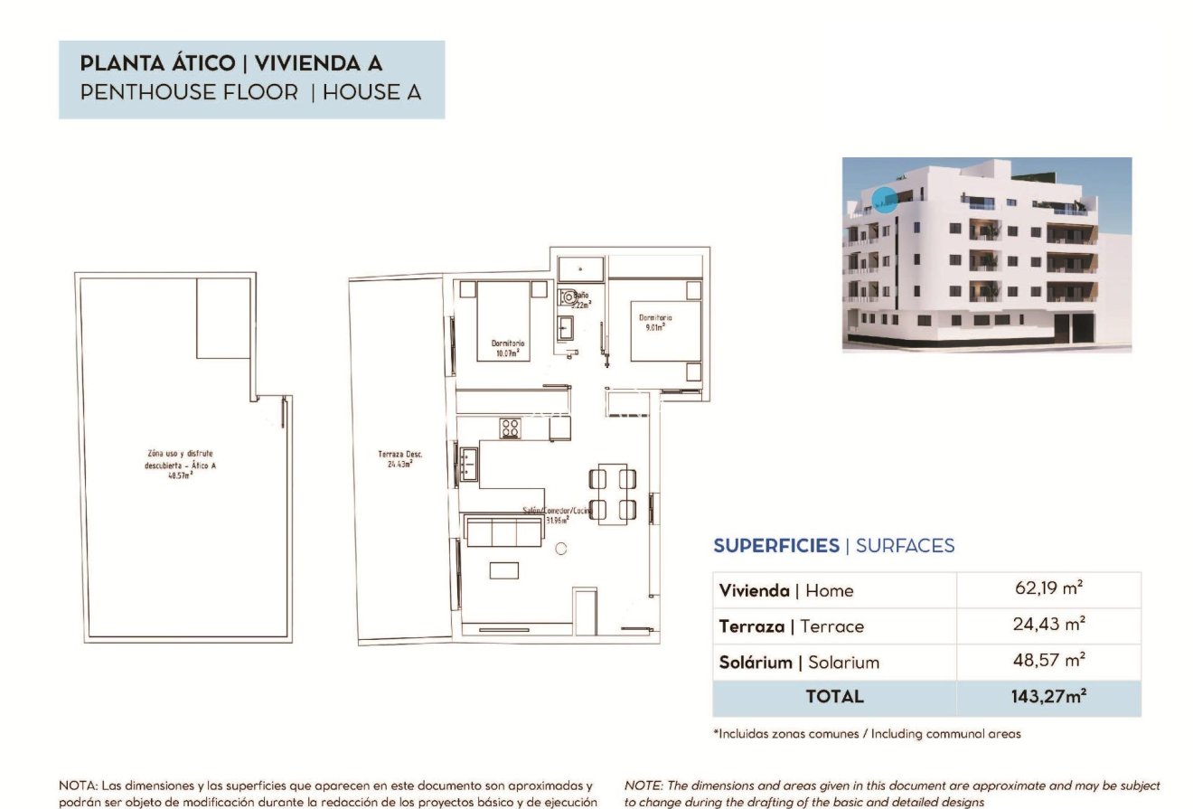 Obra nueva - Ático -
Torrevieja - pueblo