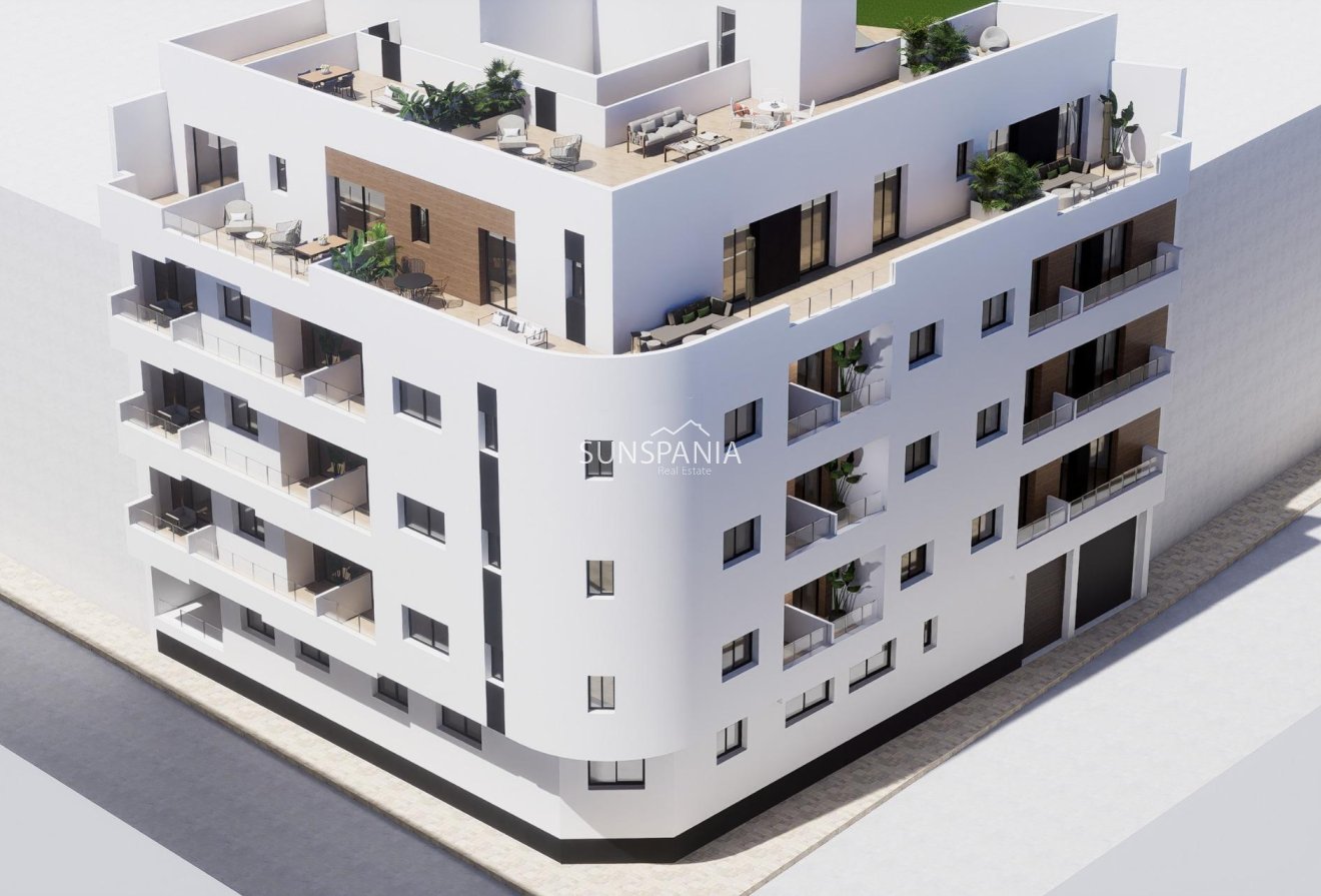 New Build - Apartment -
Torrevieja - pueblo