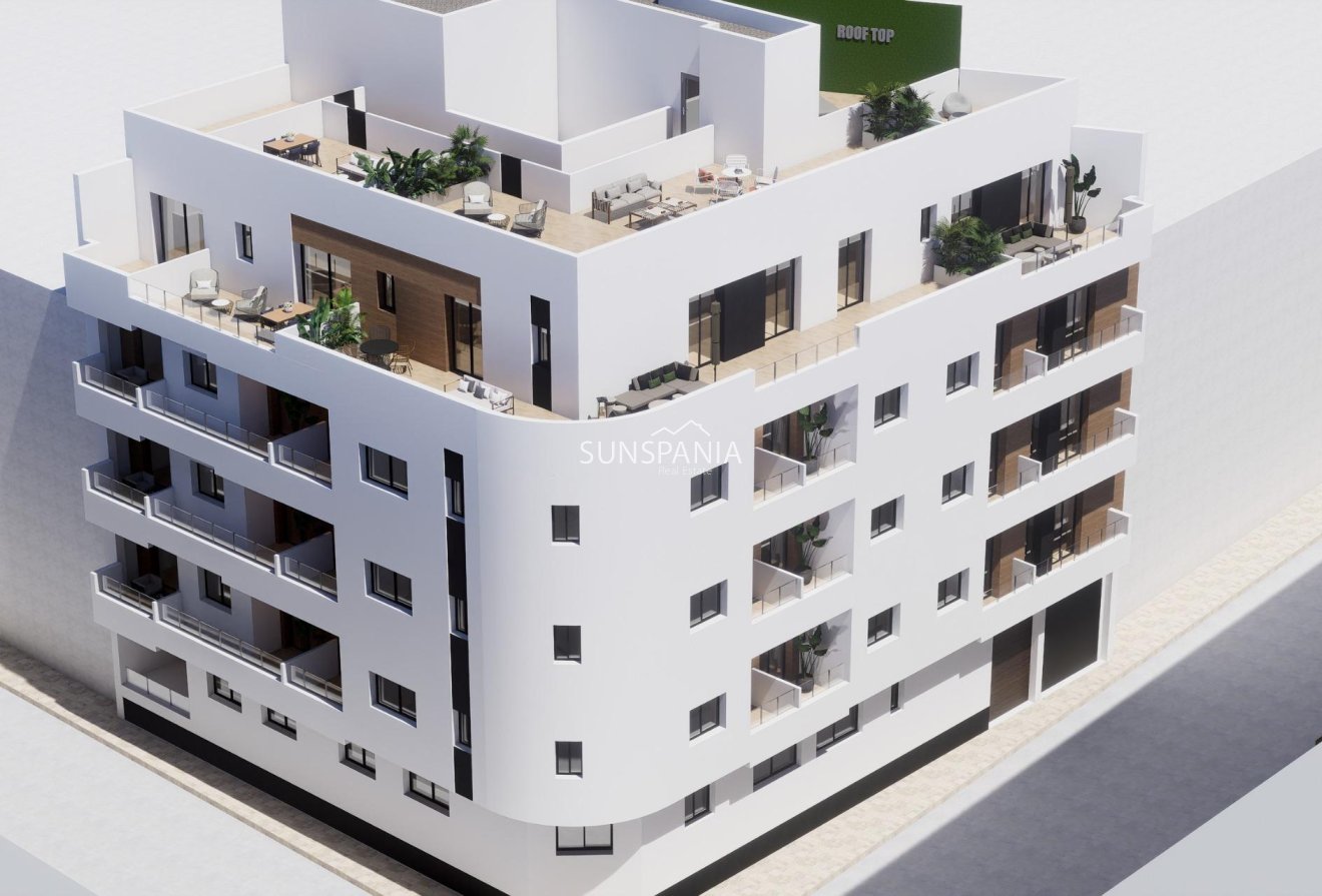 New Build - Apartment -
Torrevieja - pueblo