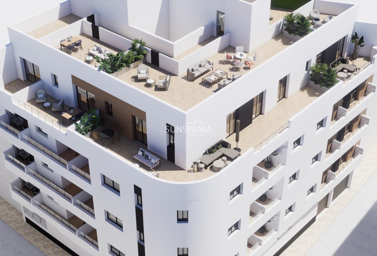 New Build - Apartment -
Torrevieja - pueblo