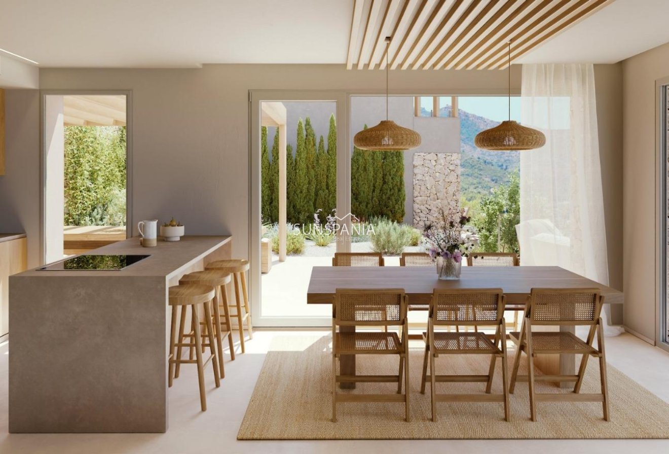 Obra nueva - Chalet -
Lliber - Montanya Llarga