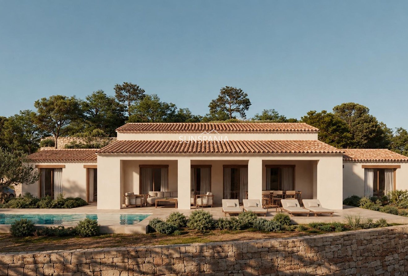 Obra nueva - Chalet -
Benissa - Serrallonga