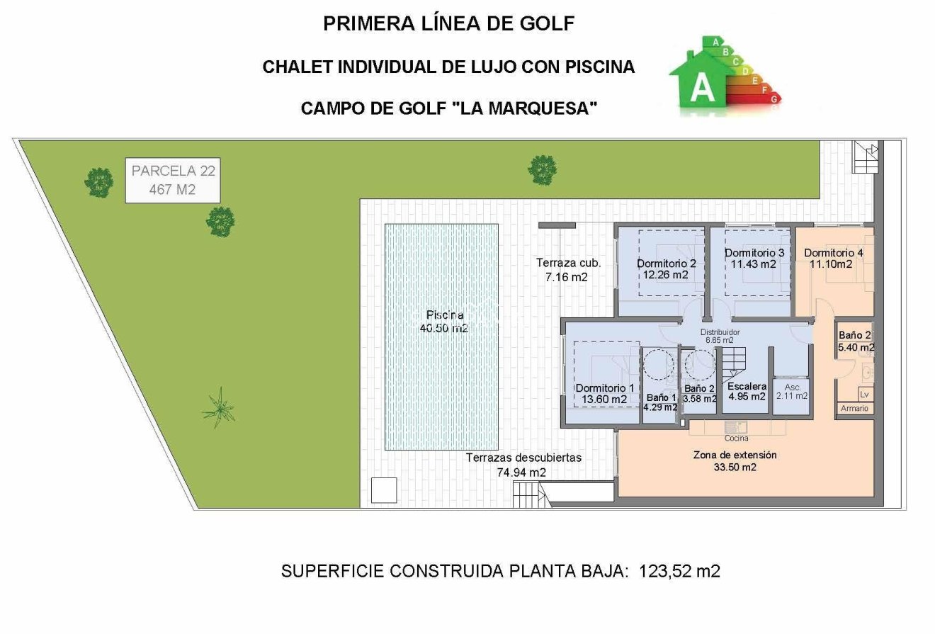 Obra nueva - Chalet -
Rojales - Golf La Marquesa (Ciudad Quesada)