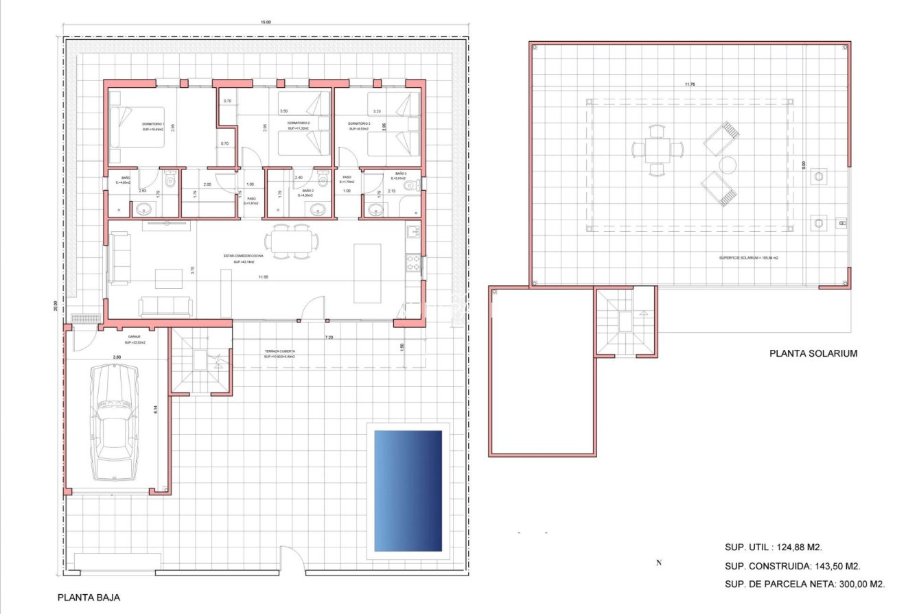 Obra nueva - Chalet -
Fuente Álamo - La Pinilla