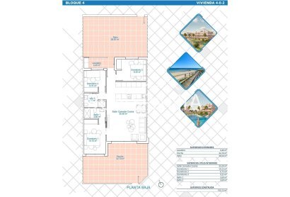 Obra nueva - Piso -
Pilar de la Horadada - Lo Monte