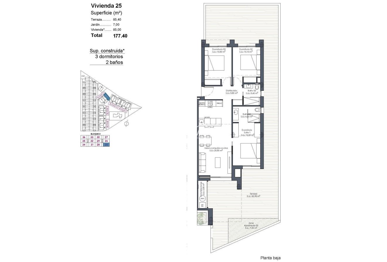 Obra nueva - Piso -
Los Alcazares - Serena Golf