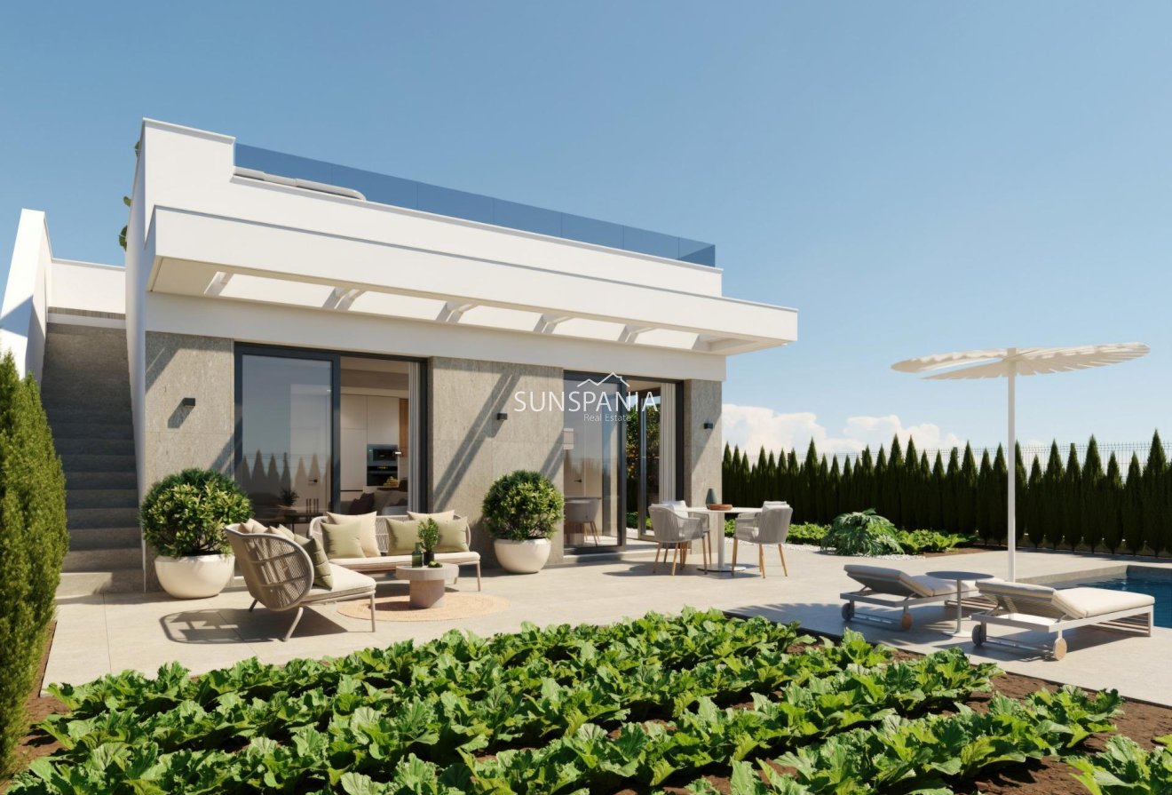 Obra nueva - Chalet -
Fuente Álamo - Hacienda Del Álamo Golf