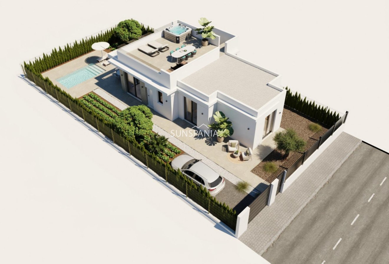 Obra nueva - Chalet -
Fuente Álamo - Hacienda Del Álamo Golf
