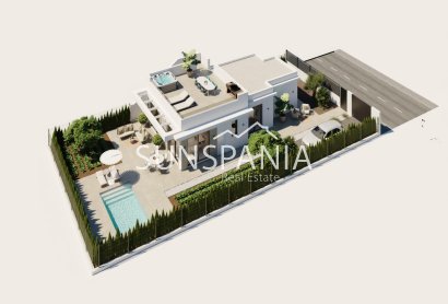 Obra nueva - Chalet -
Fuente Álamo - Hacienda Del Álamo Golf
