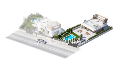 Obra nueva - Chalet -
Vera - Pueblo Salinas