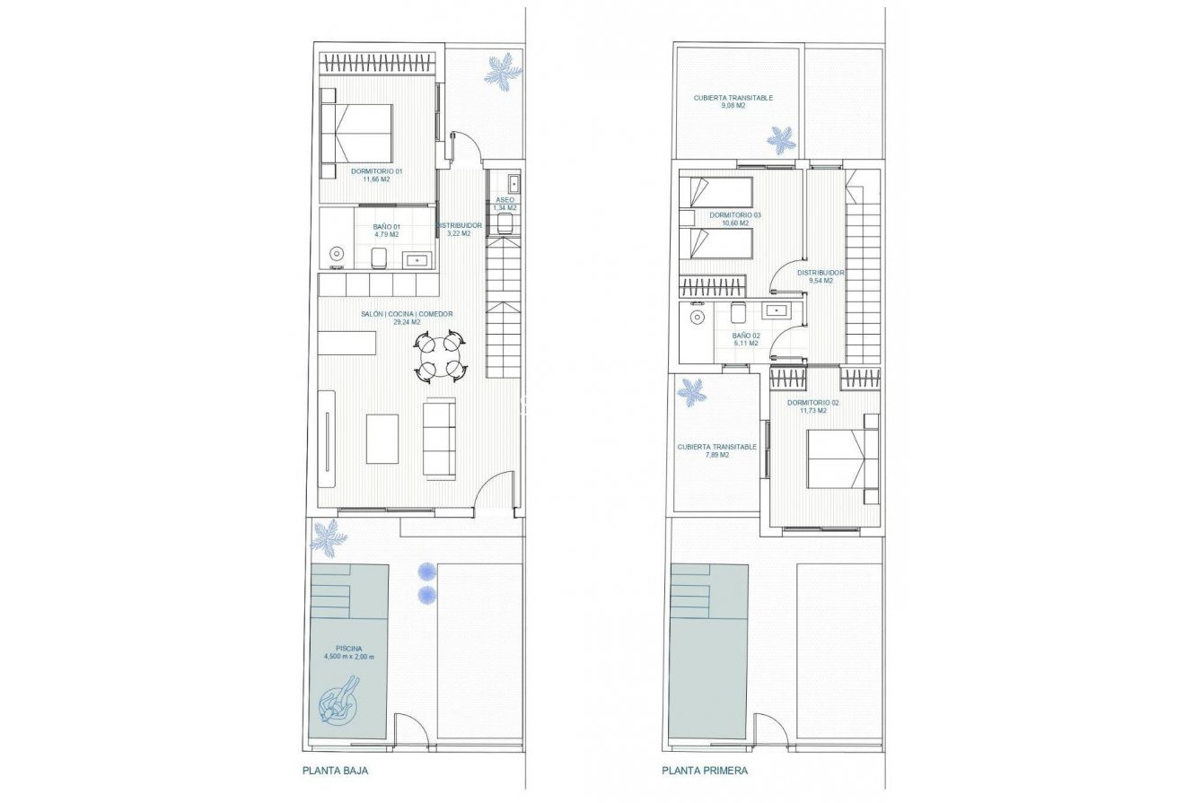 Nouvelle construction - Maison de ville -
Torre Pacheco - pueblo
