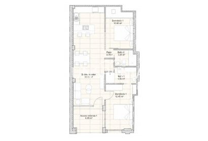 Obra nueva - Piso -
San Javier - pueblo