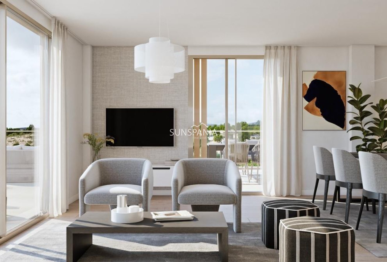 Nouvelle construction - Appartement -
Alicante - Urb. Campolivar