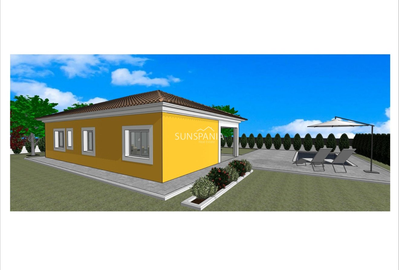 Nouvelle construction - Maison indépendante -
Pinoso - Lel